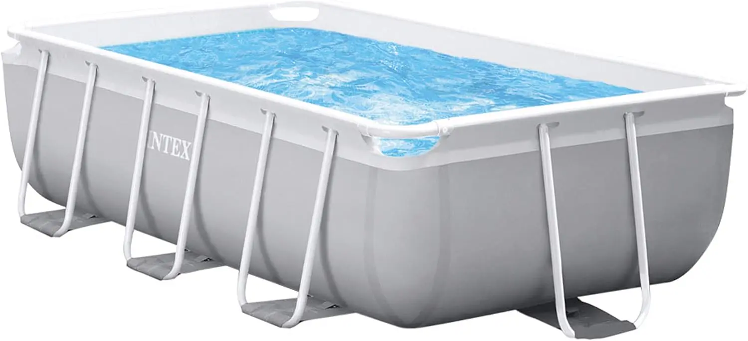 Piscine hors sol gris 1,75 x 0,80 m vue 8