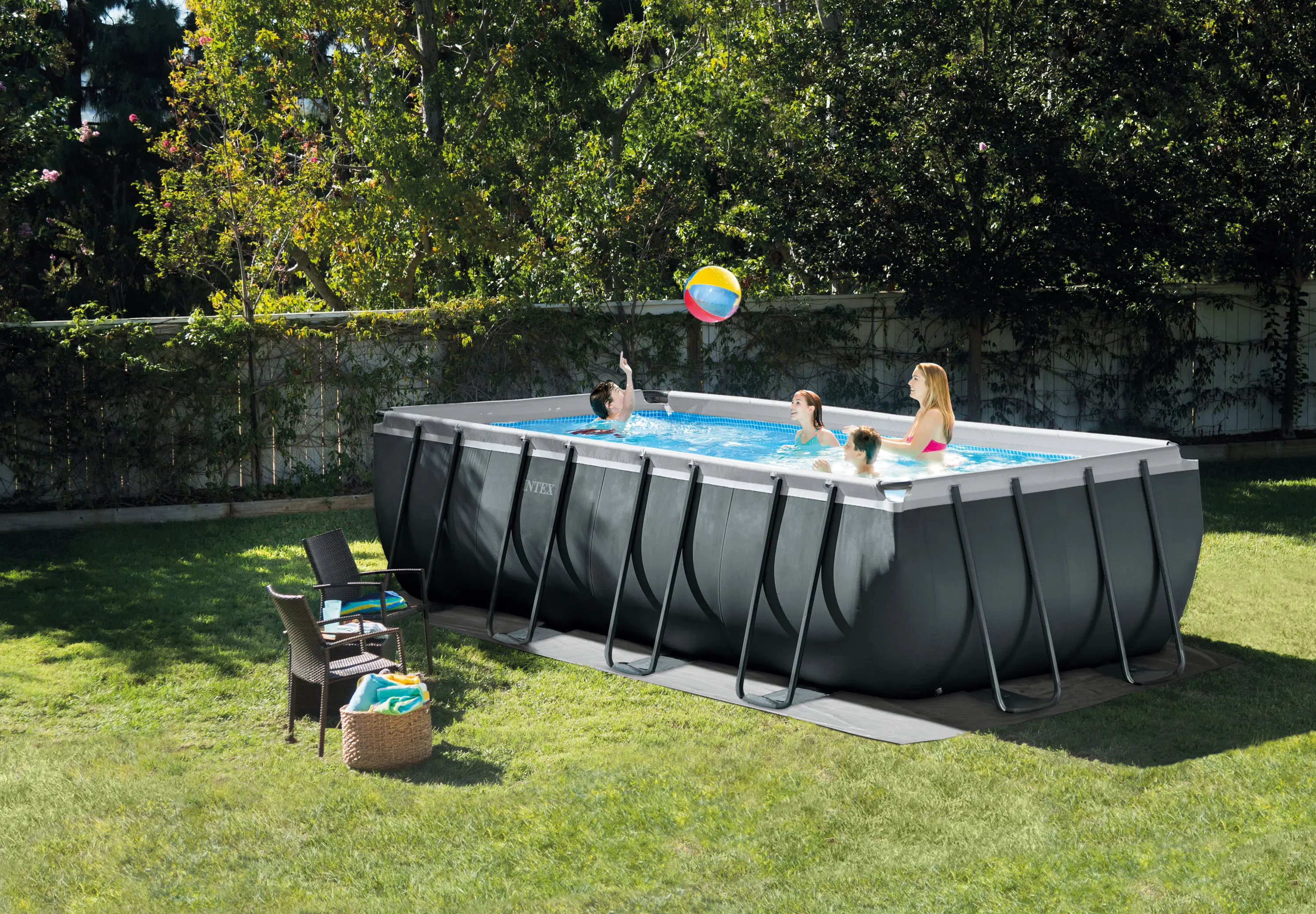 Piscine hors sol en métal sable — contenu détaillé 2