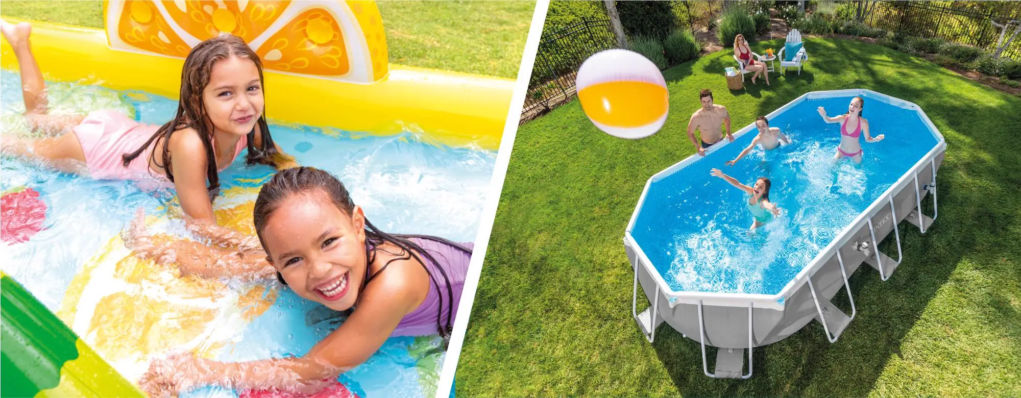 Piscine hors sol en métal gris — contenu détaillé 5