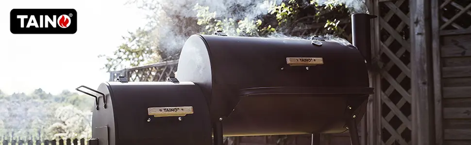 Barbecue à charbon en acier gris 57 x 108 cm — contenu détaillé 1