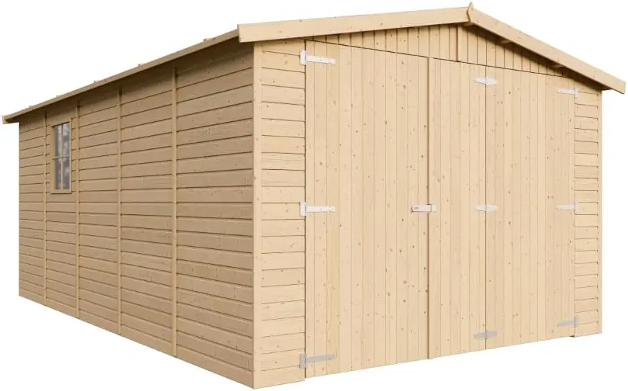 Garage de Jardin Bois Naturel