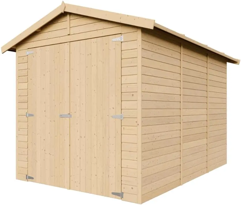 Garage de Jardin Bois Naturel