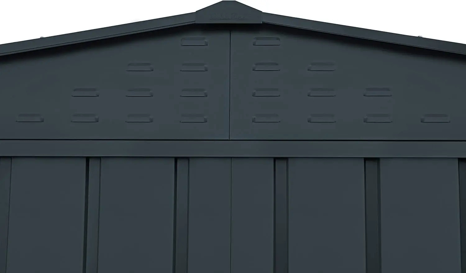 Abri de jardin en bois en acier noir 2,17 m² vue 10