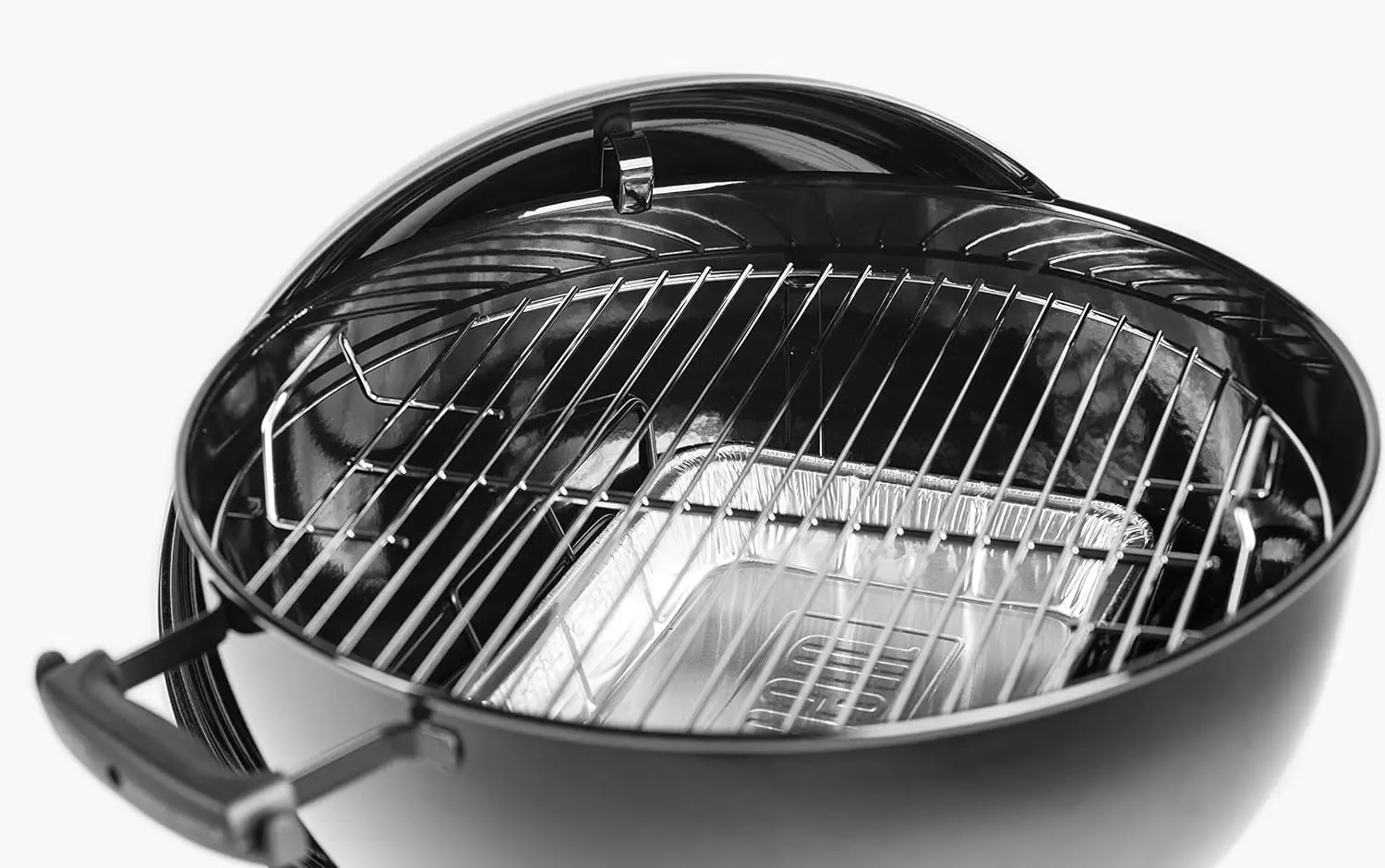 Barbecue weber en acier noir vue 6