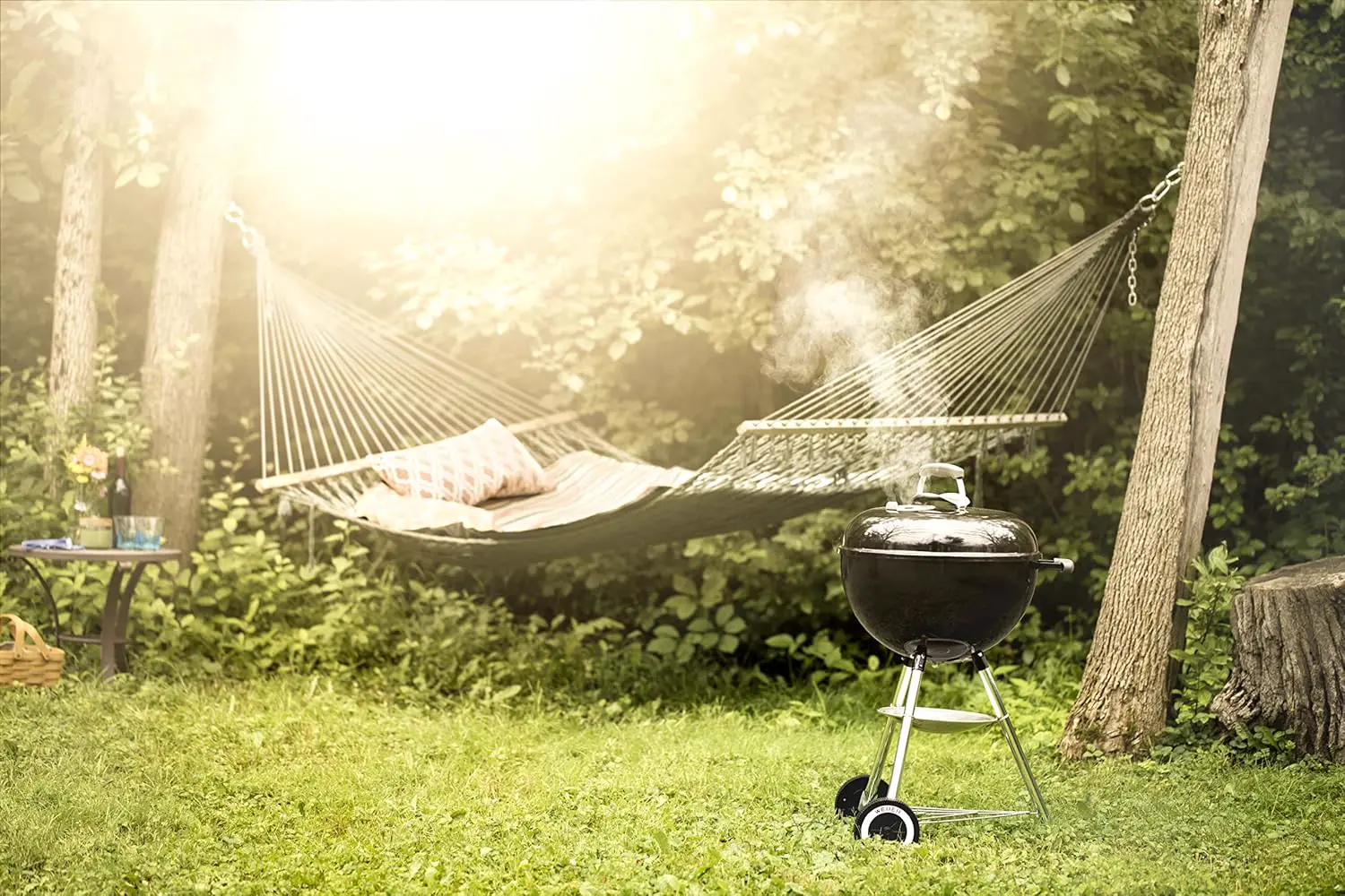 Barbecue weber en acier noir vue 15