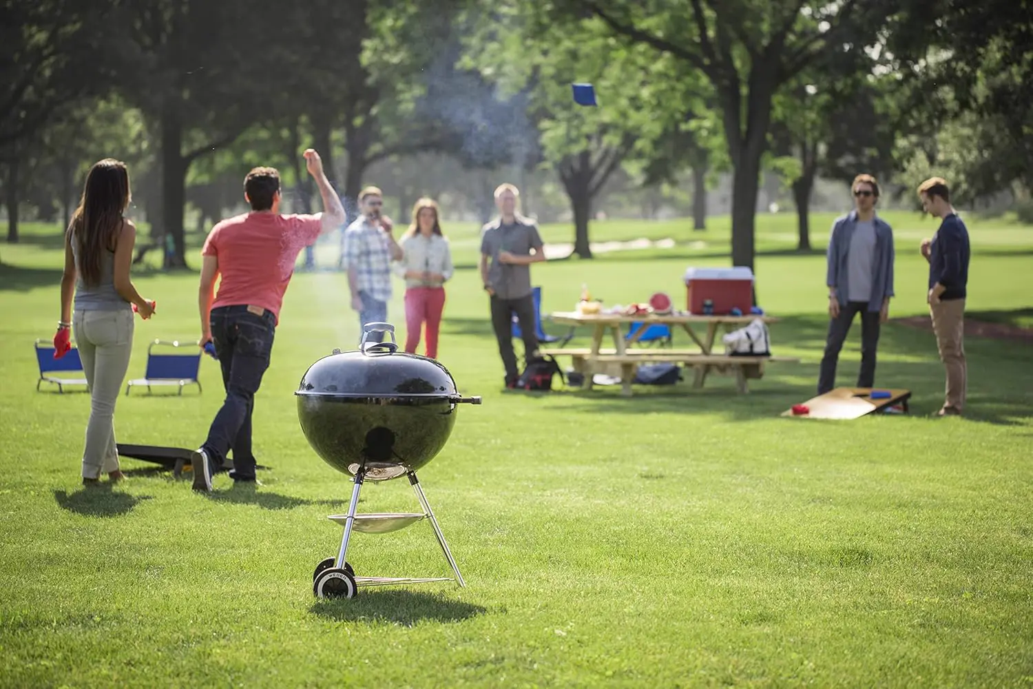 Barbecue weber en acier noir vue 16