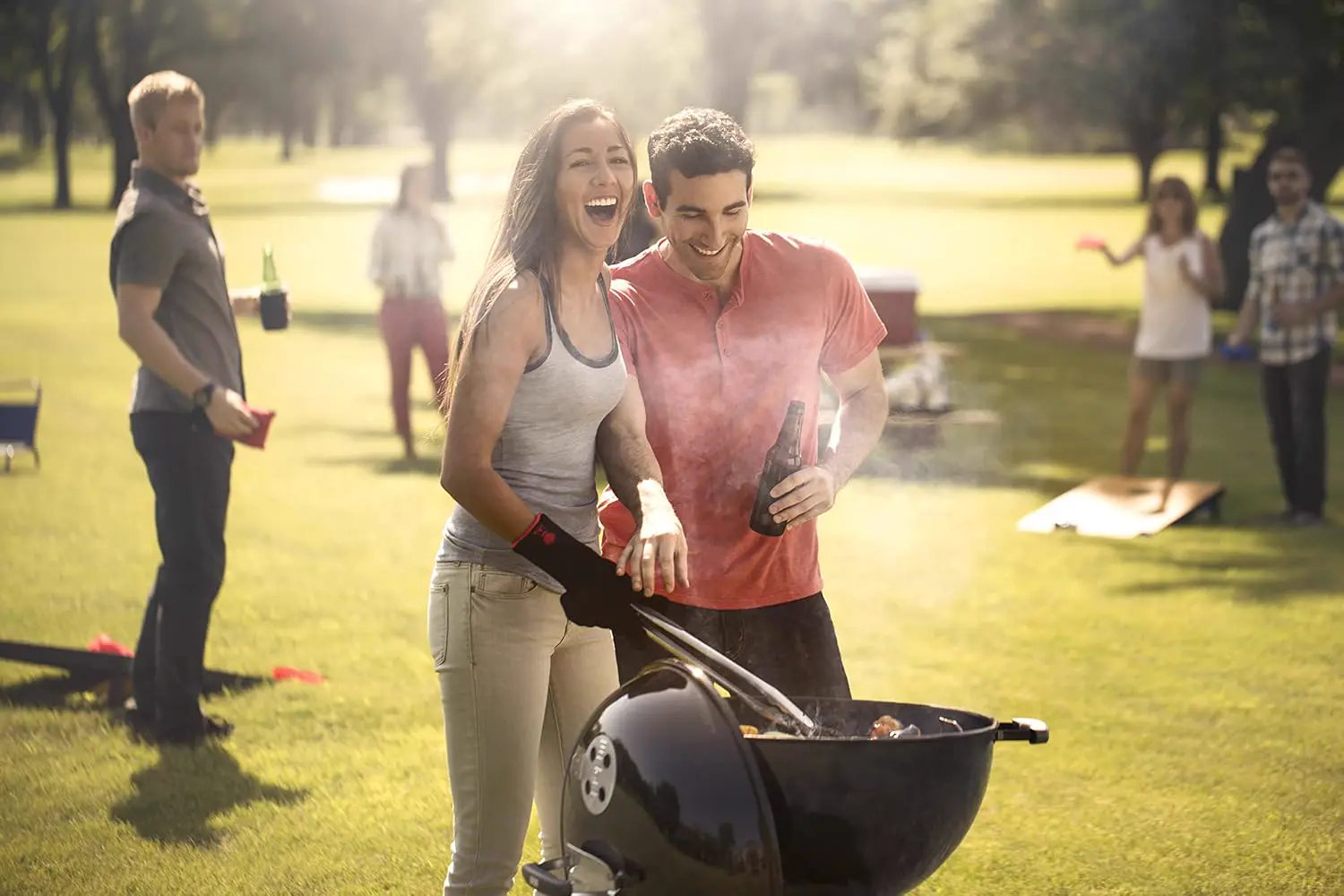 Barbecue weber en acier noir vue 18