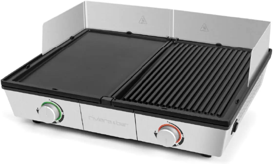 riviera&bar Combiné Plancha Grill Professionnelle