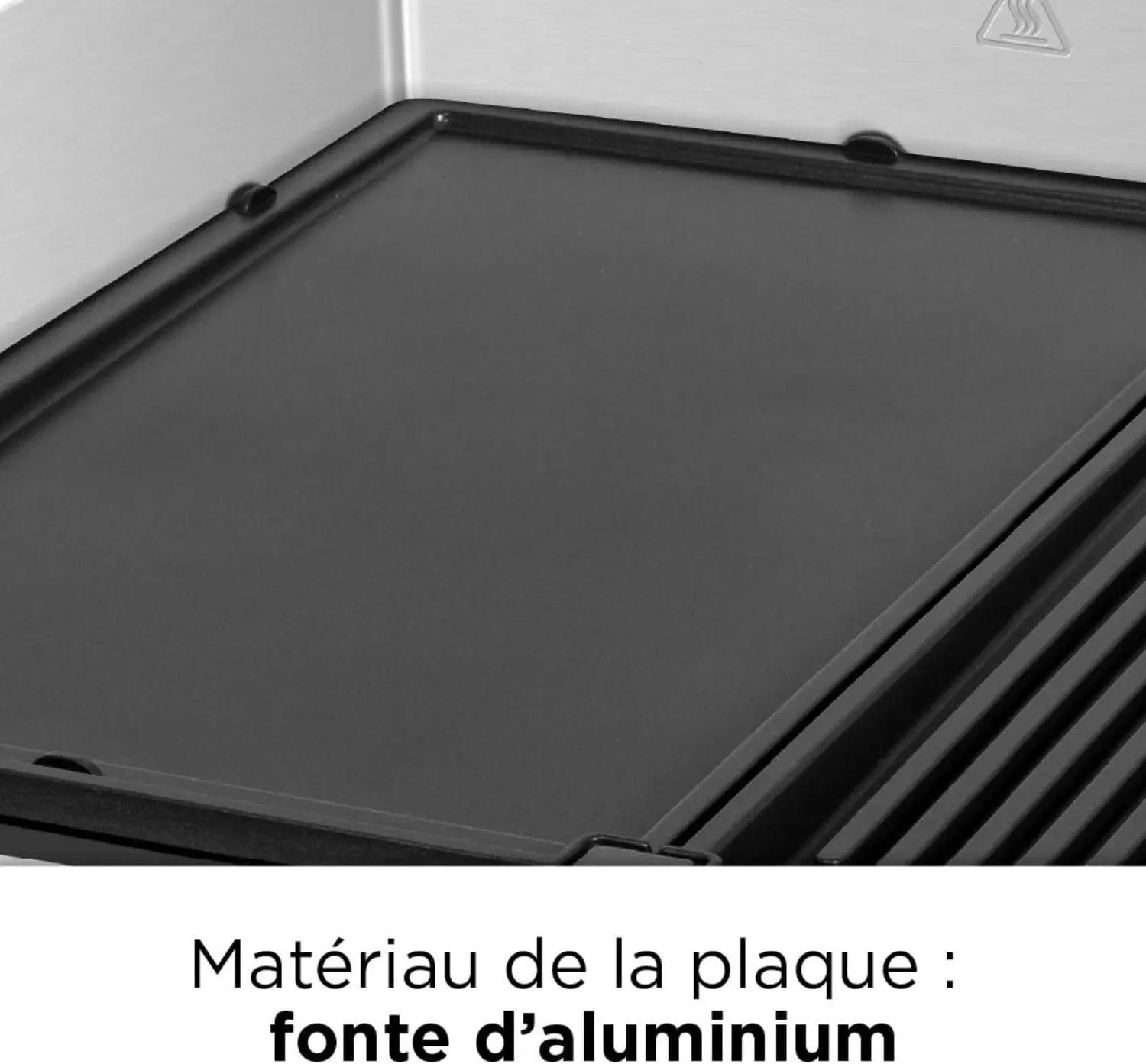 Plancha 10 places 49 x 39 cm vue 5