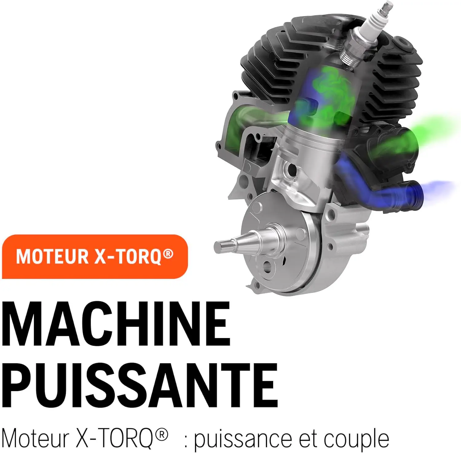 Tronçonneuse thermique en bois vue 8
