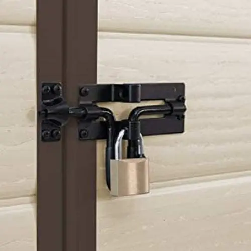 Abri de jardin en résine en bois beige 2,2 m² vue 3