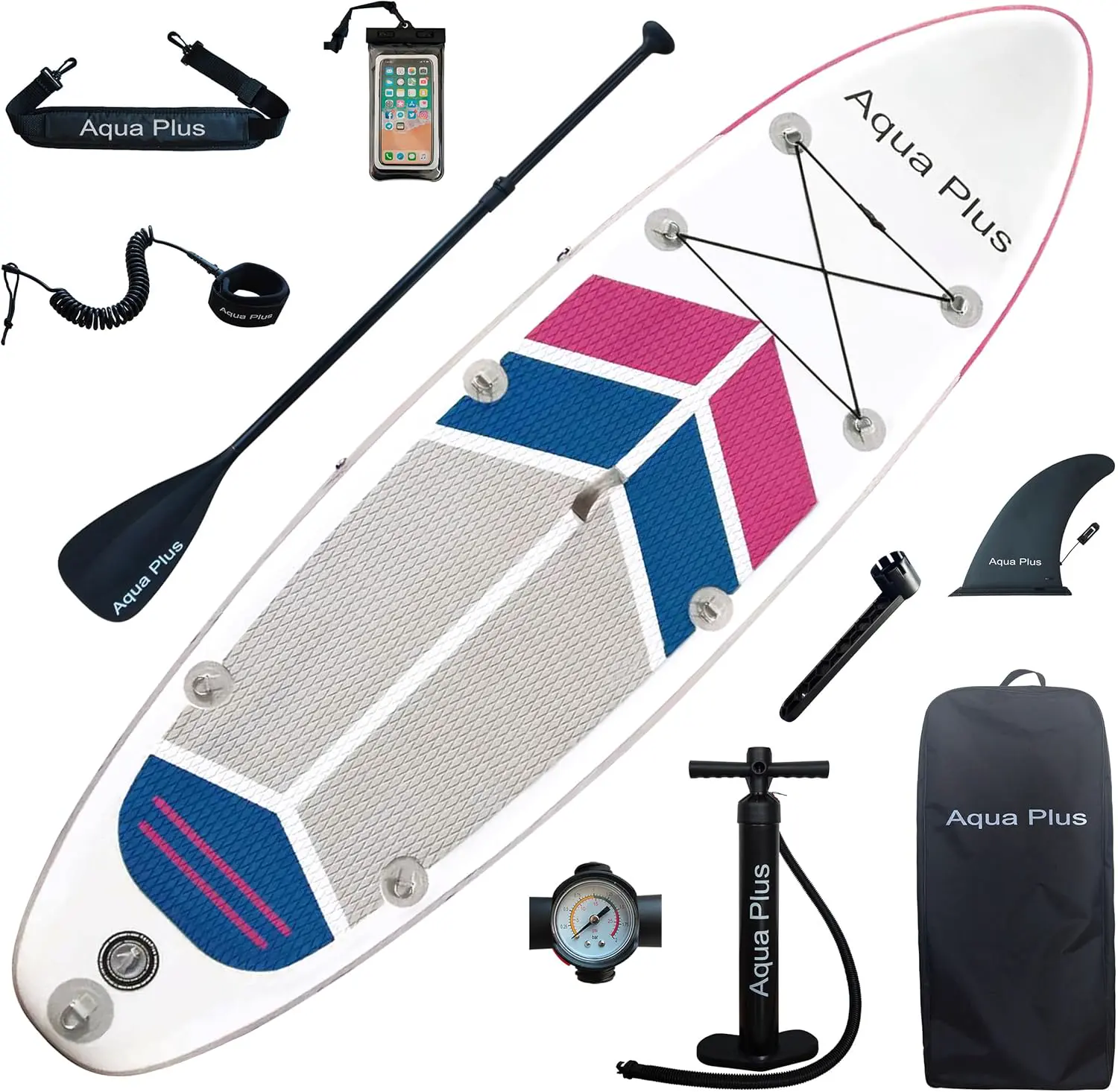 Aqua Plus Sup Gonflable de 15 cm d'épaisseur pour Tous Les Niveau x