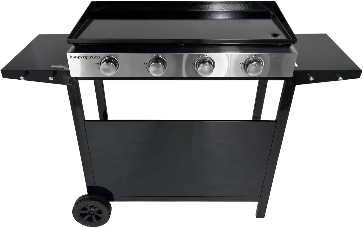 Plancha en acier noir vue 3