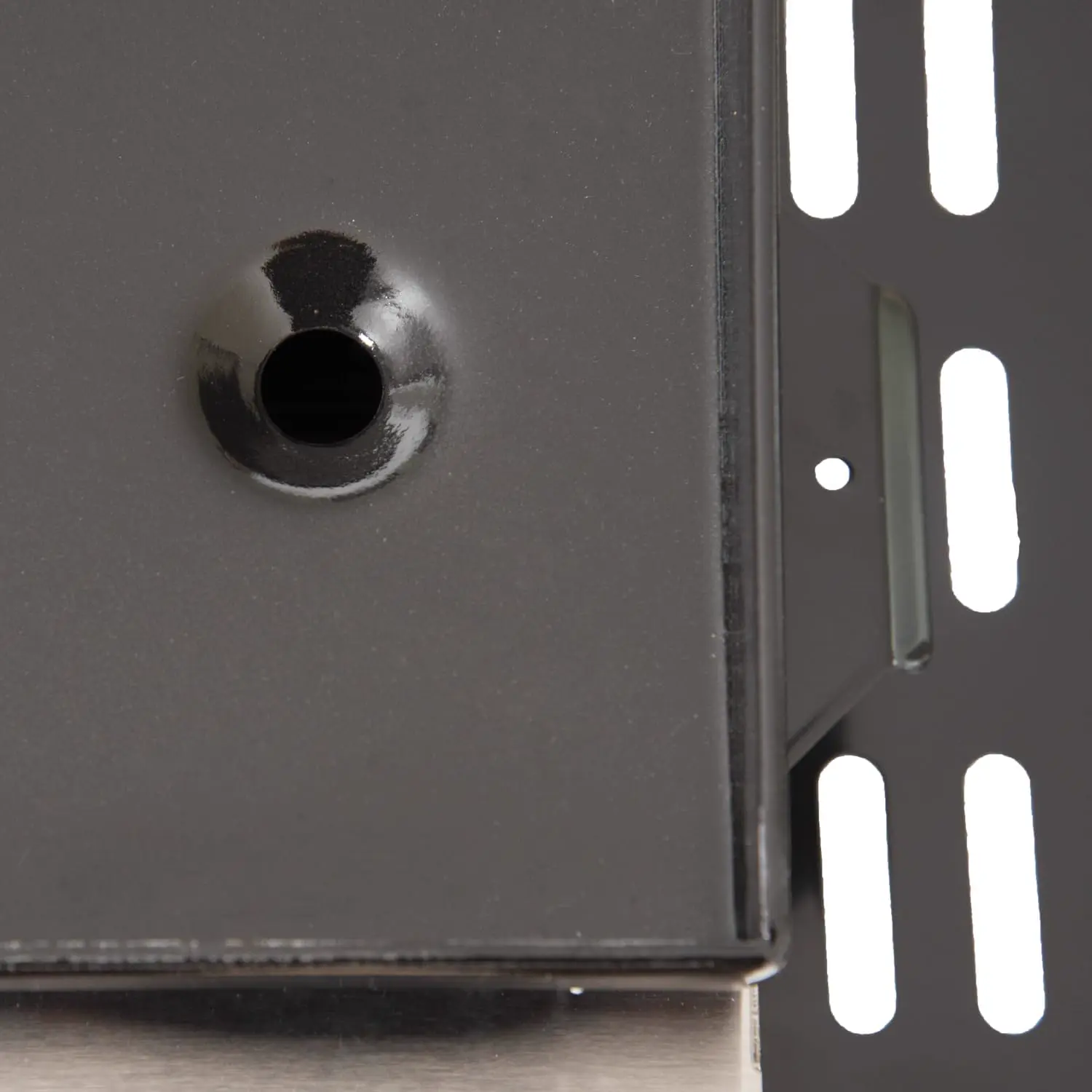 Plancha en acier noir vue 6