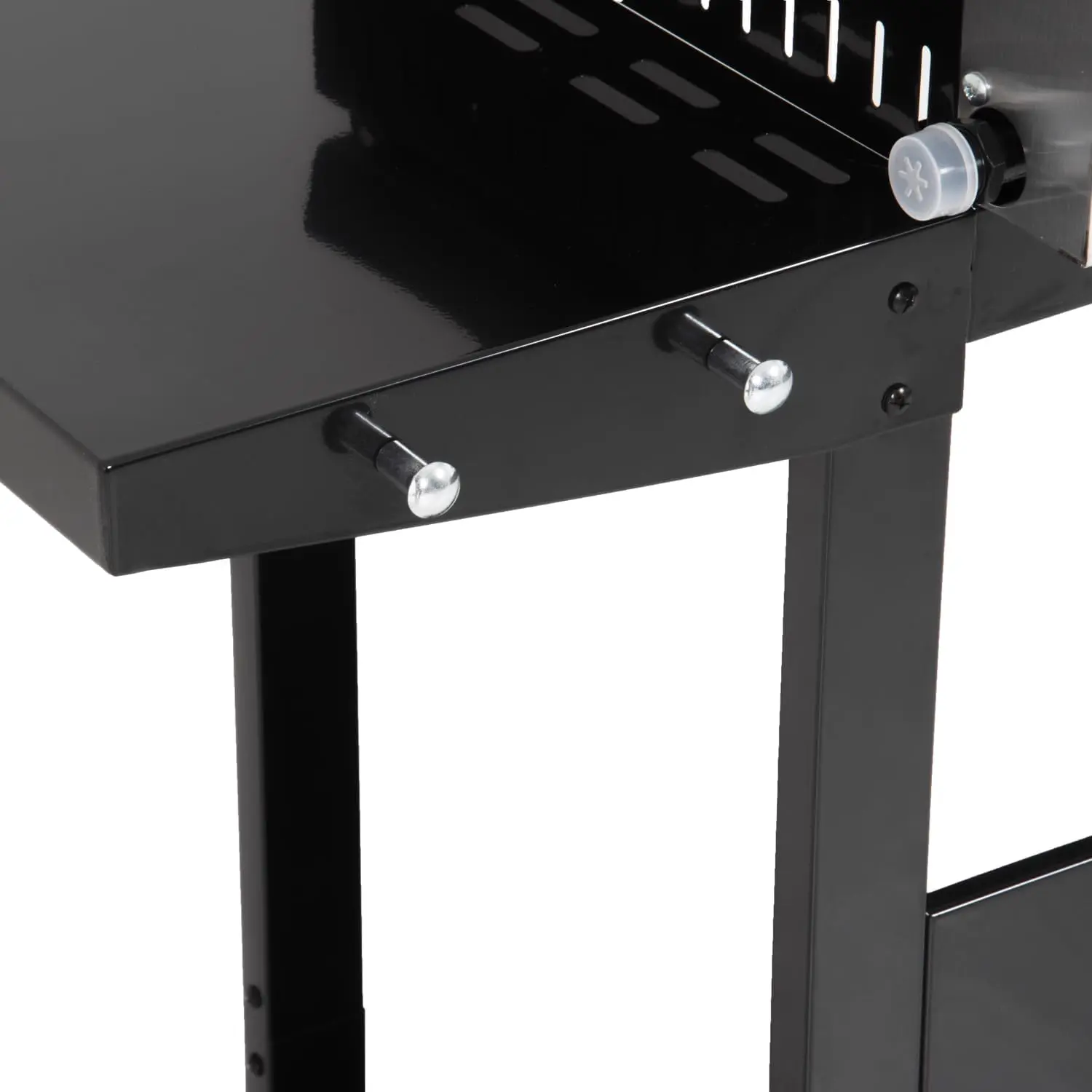 Plancha en acier noir vue 5