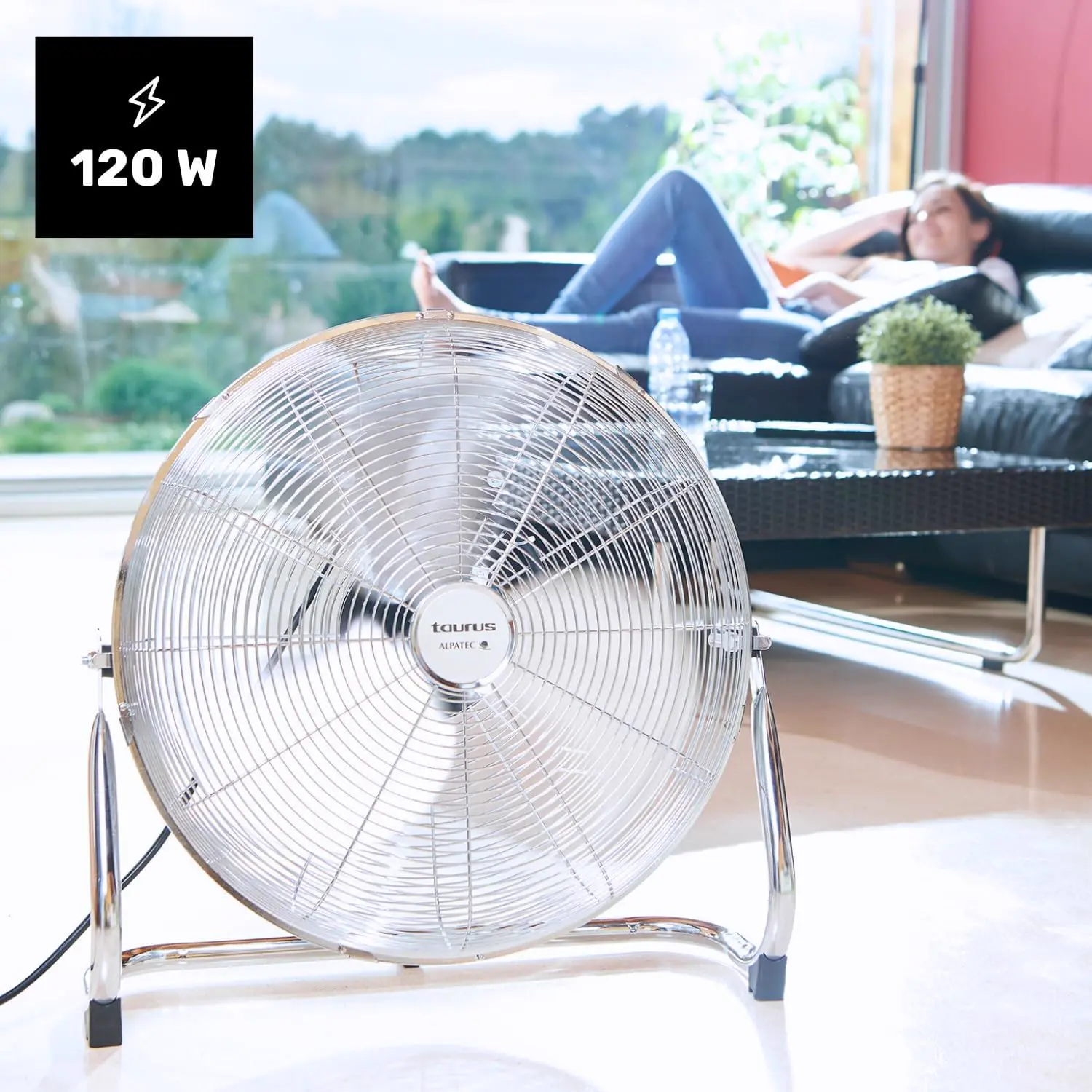 Ventilateur Taurus Sirocco 18 - Ventilateur de sol 120W vue 2