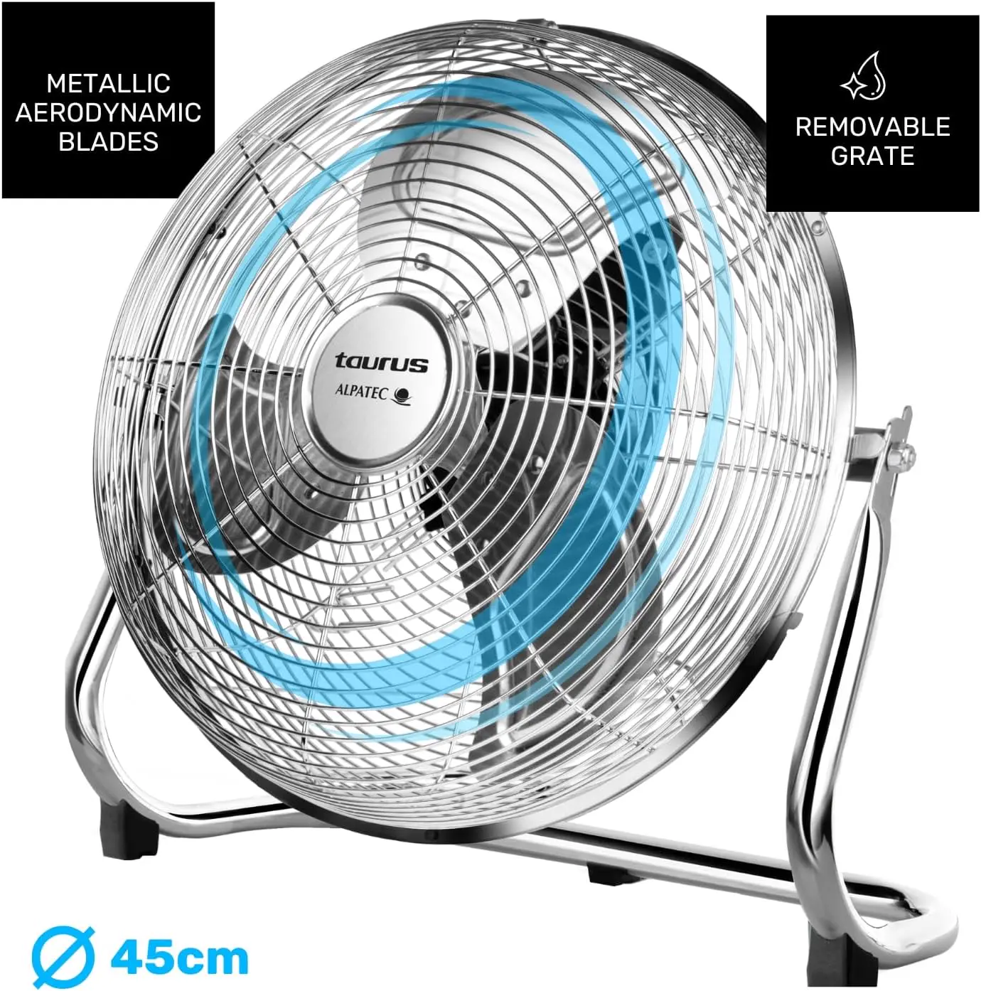 Ventilateur Taurus Sirocco 18 - Ventilateur de sol 120W vue 4