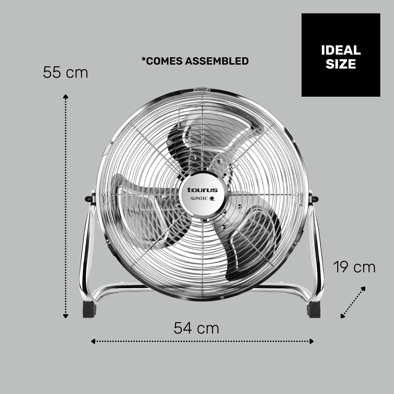 Ventilateur Taurus Sirocco 18 - Ventilateur de sol 120W vue 8