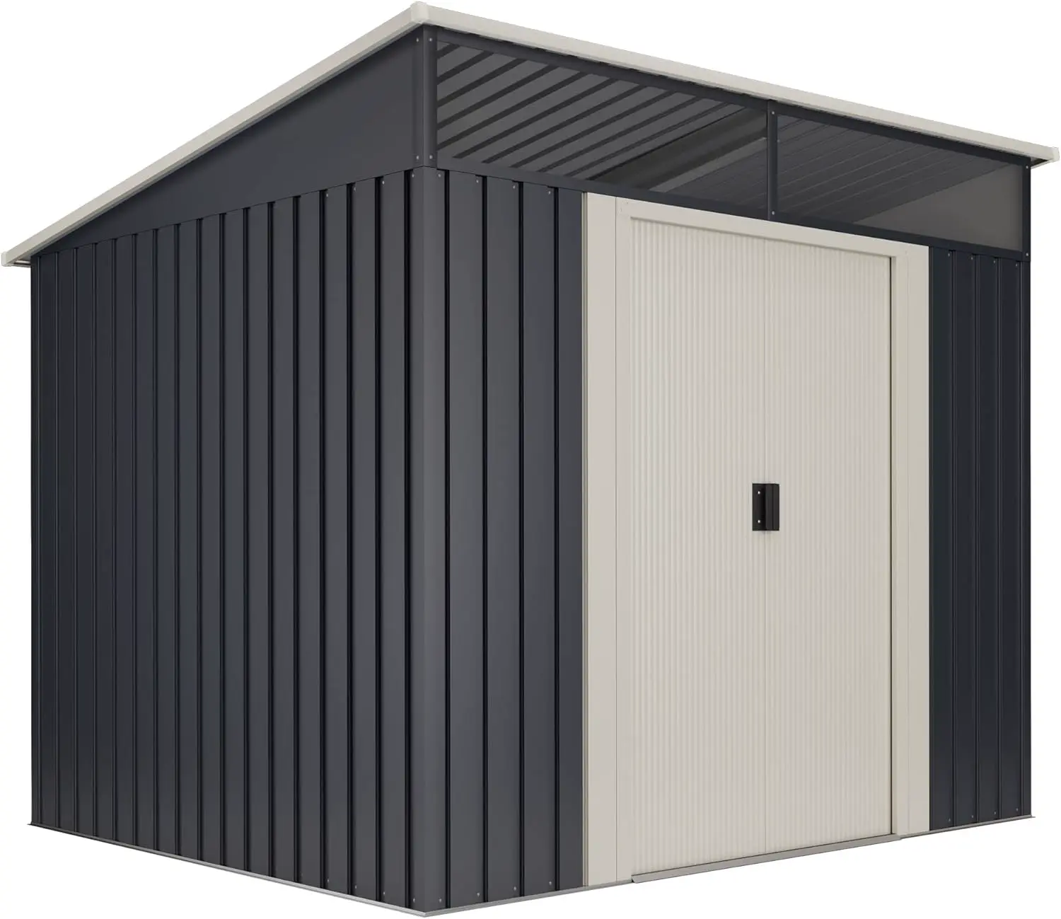 Wasabi - Abri de Jardin Métal 4,6m2 Stark avec fenêtre