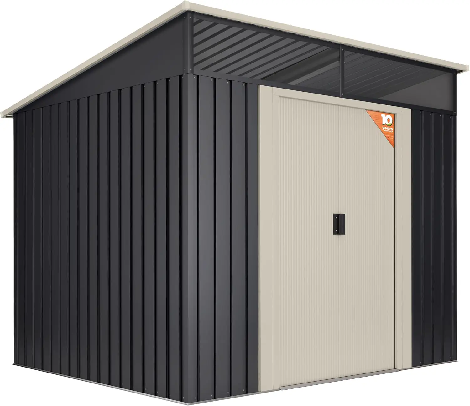 Abri de jardin en métal en acier 4,6 m² vue 7