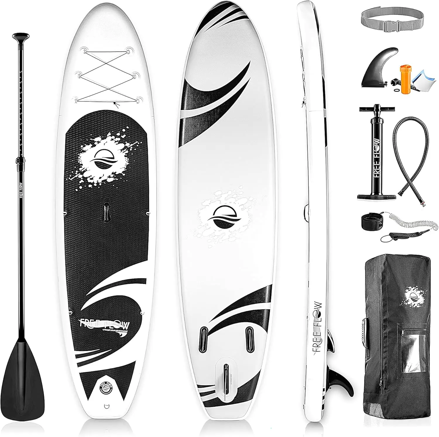 SereneLife Stand Up Paddle Gonflable Adulte 6”