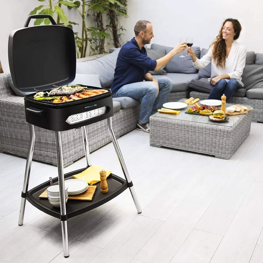 Barbecue électrique en aluminium 43 x 38 cm vue 2