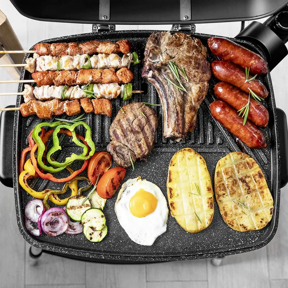 Barbecue électrique en aluminium 43 x 38 cm vue 7