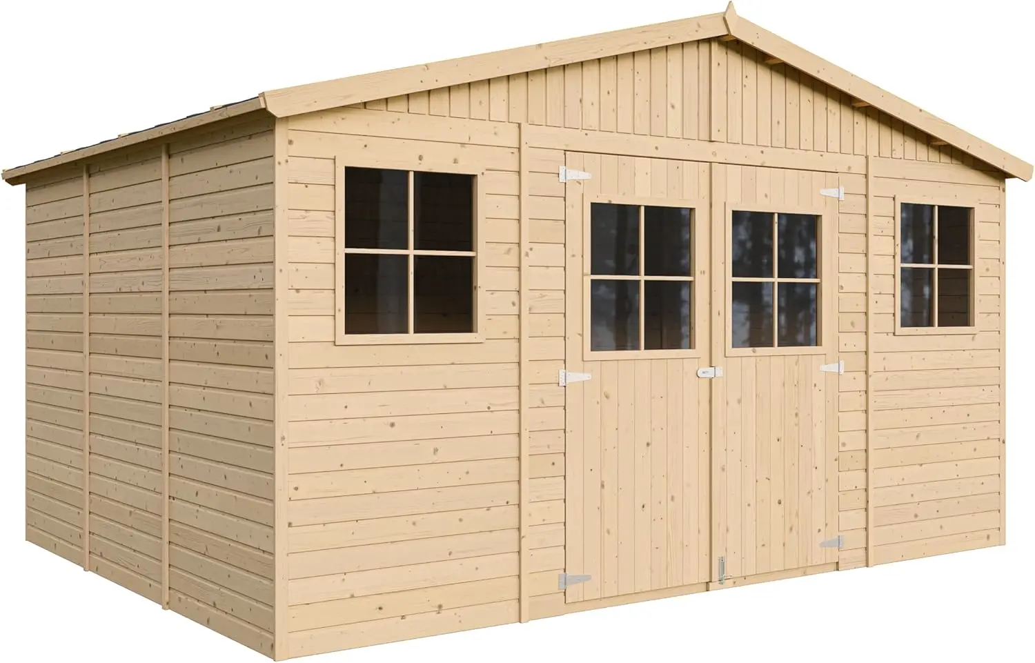 Abri de Jardin en Bois Exterieur avec Plancher IMPRÉGNÉ- Chalet