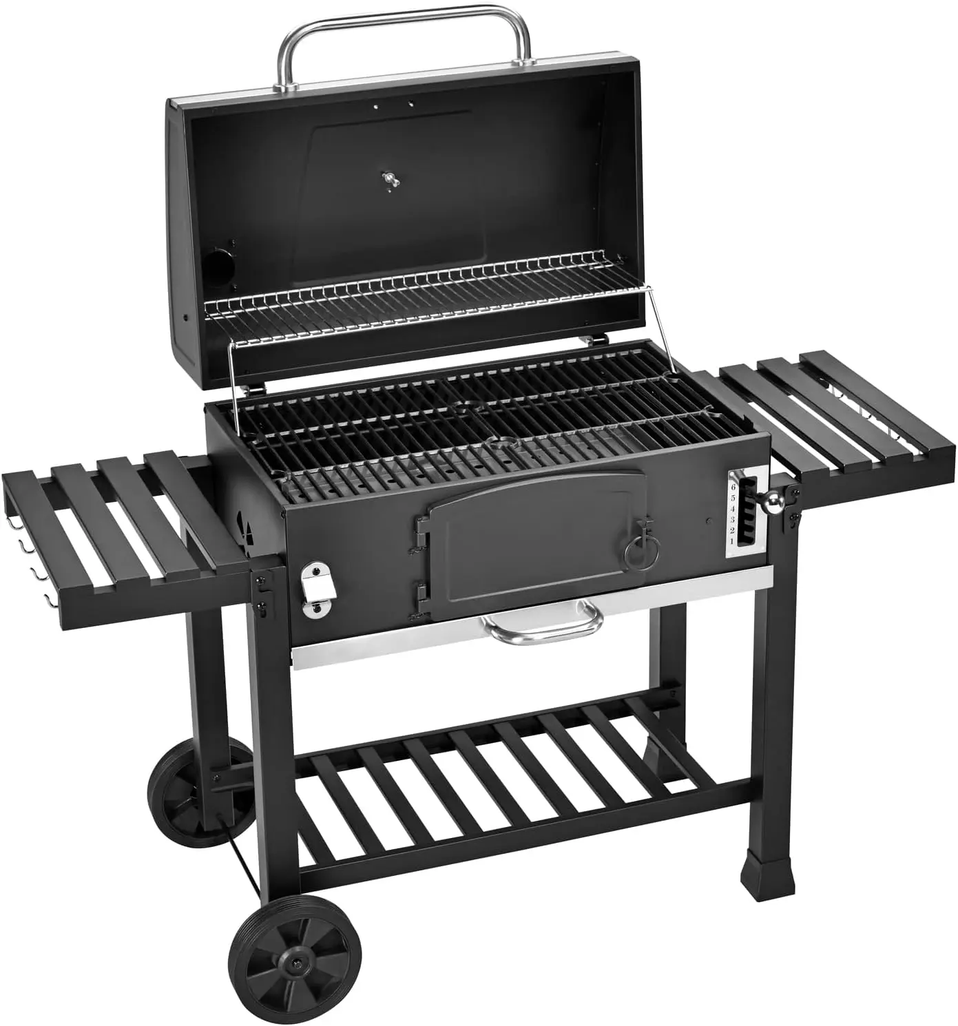 Barbecue à charbon en bois 42 x 72 cm vue 4
