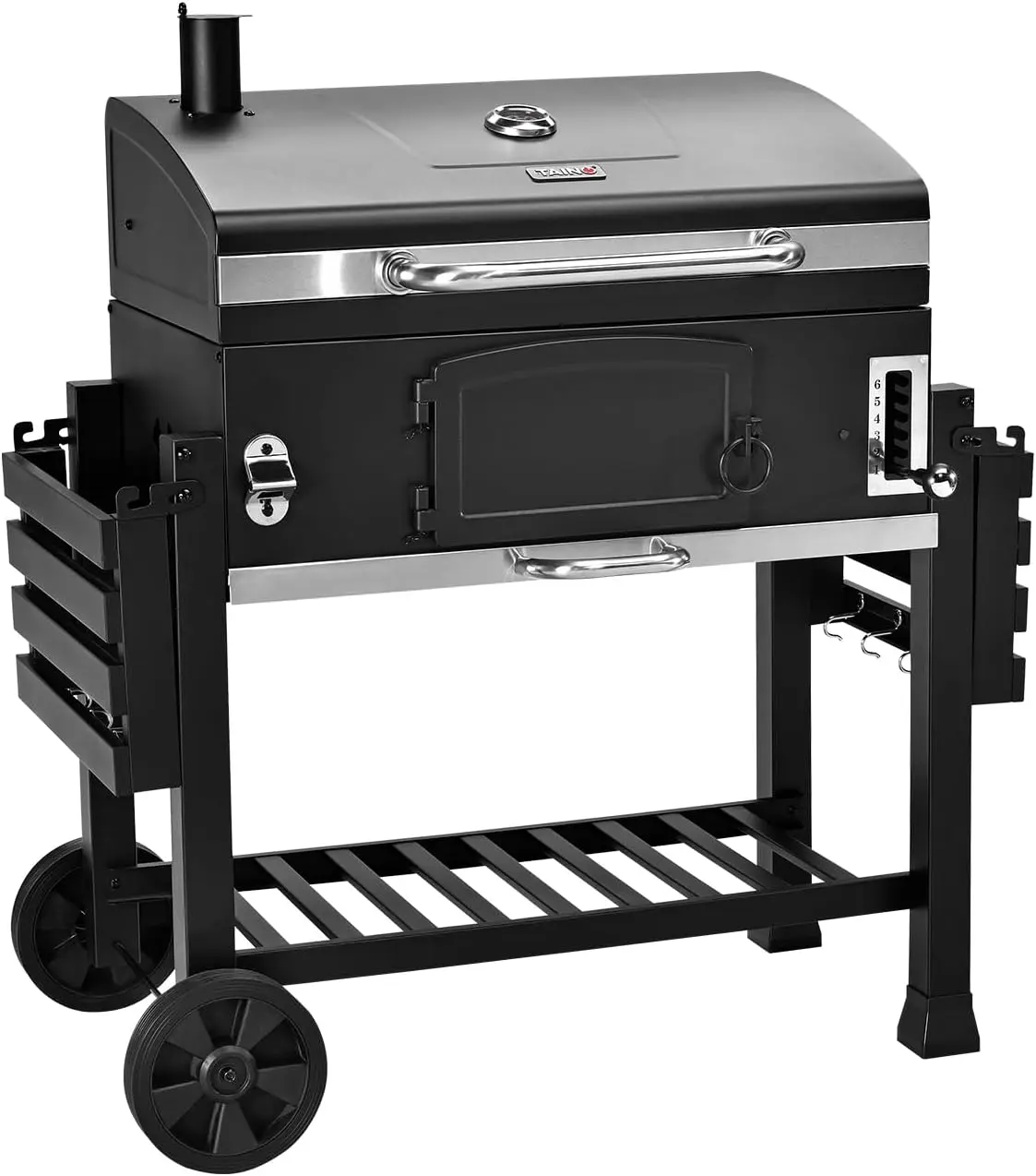 Barbecue à charbon en bois 42 x 72 cm vue 7