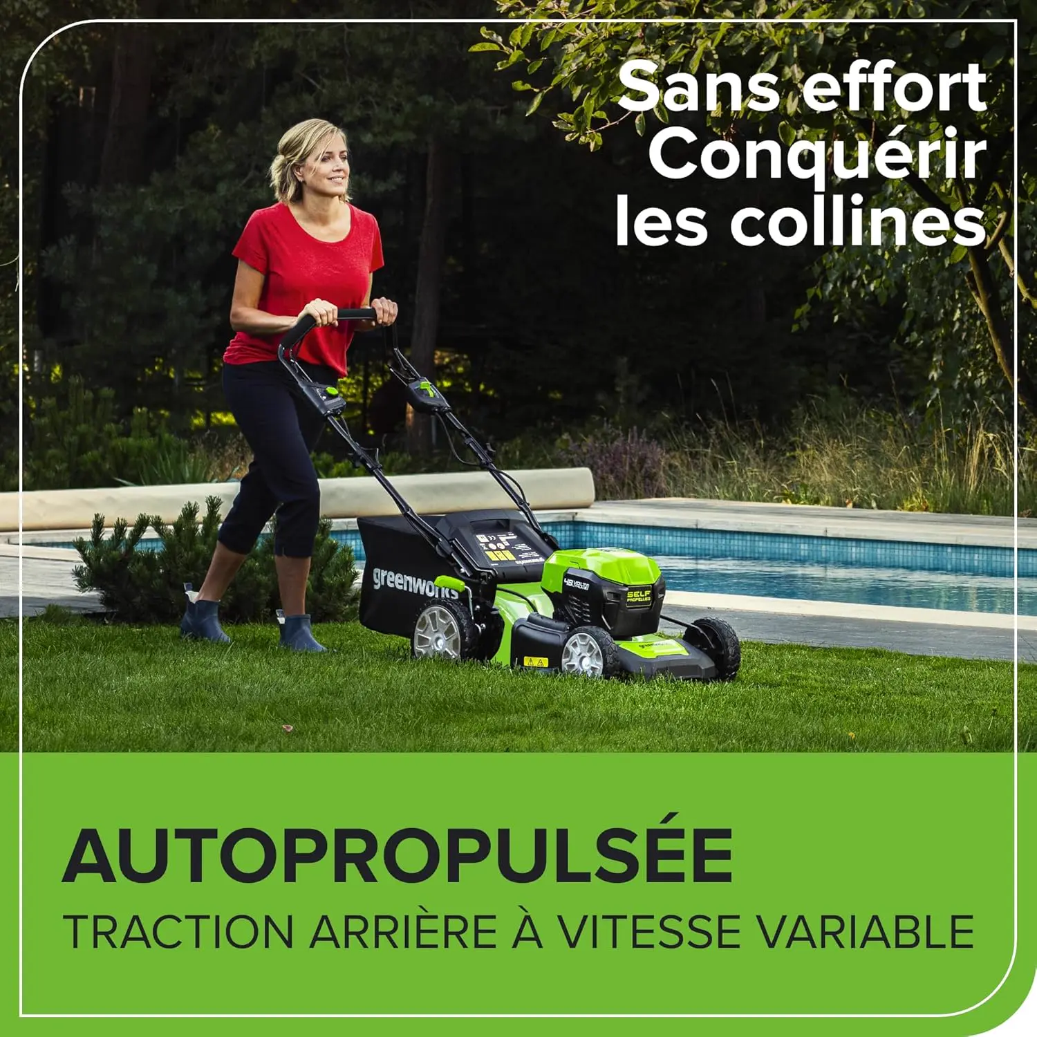 Tondeuse autoportée en acier 480 m² vue 6