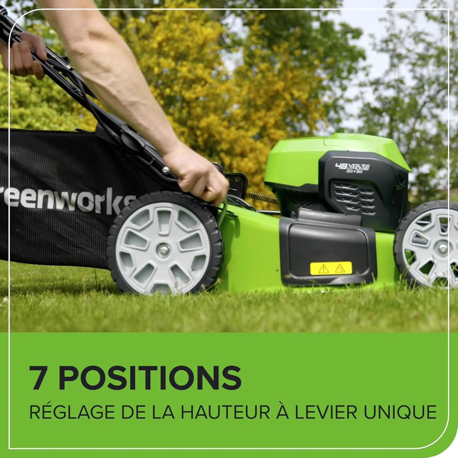 Tondeuse autoportée en acier 480 m² vue 7