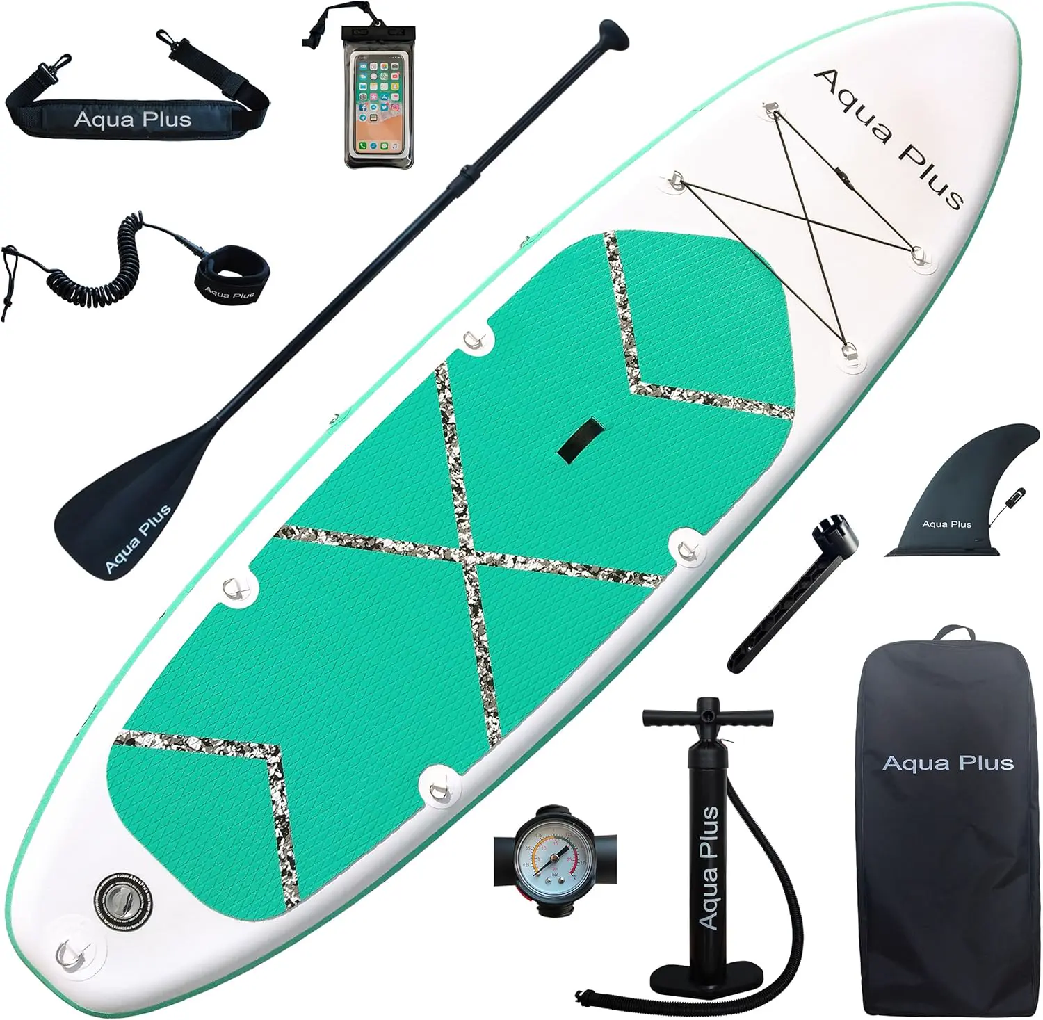 Aqua Plus Sup Gonflable de 15 cm d'épaisseur pour Tous Les Niveau x