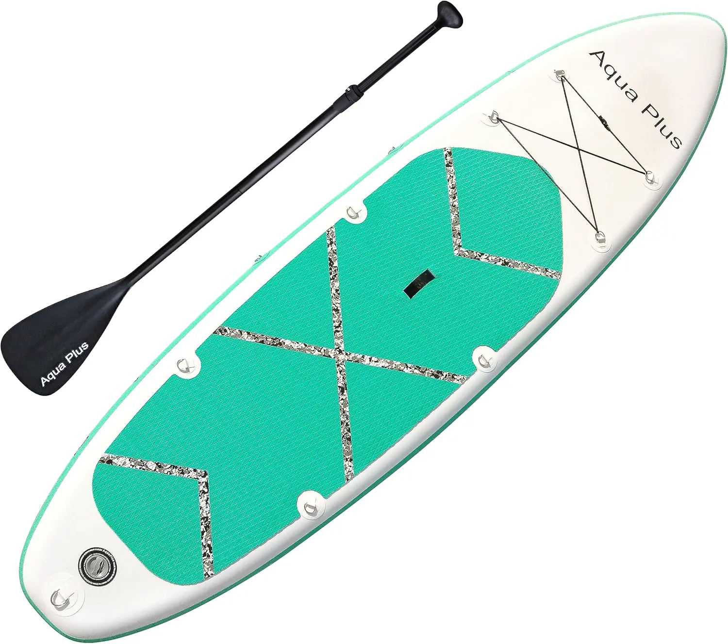 Paddle gonflable en aluminium vert 83 x 15 cm vue 3