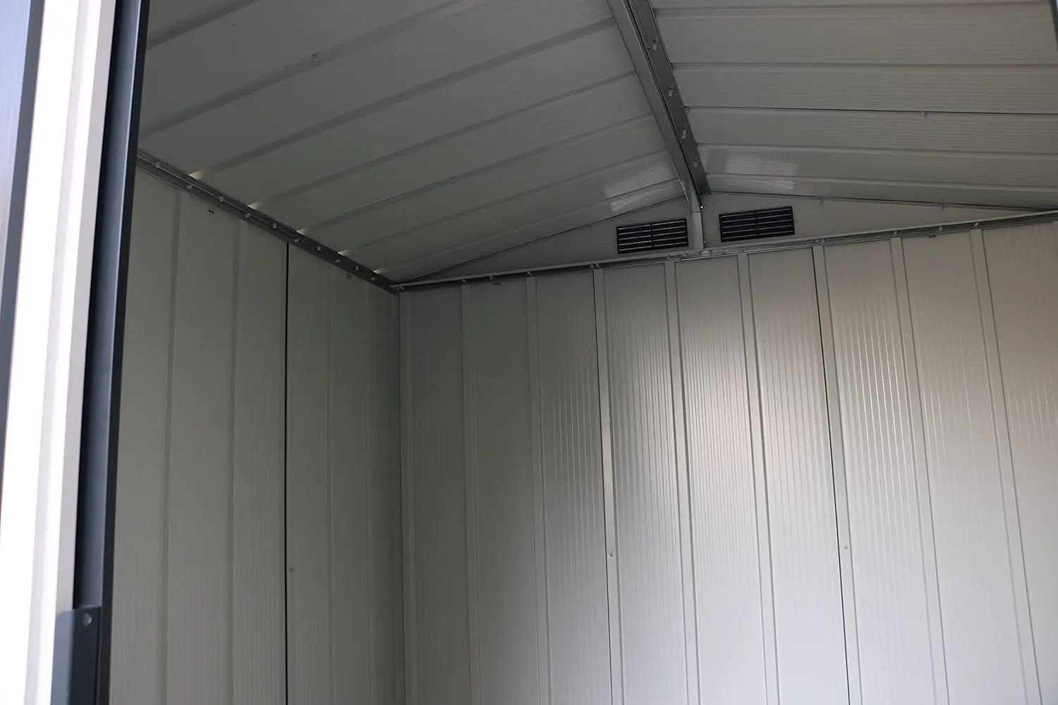 Abri de jardin en métal en métal anthracite 3,33 m² vue 9