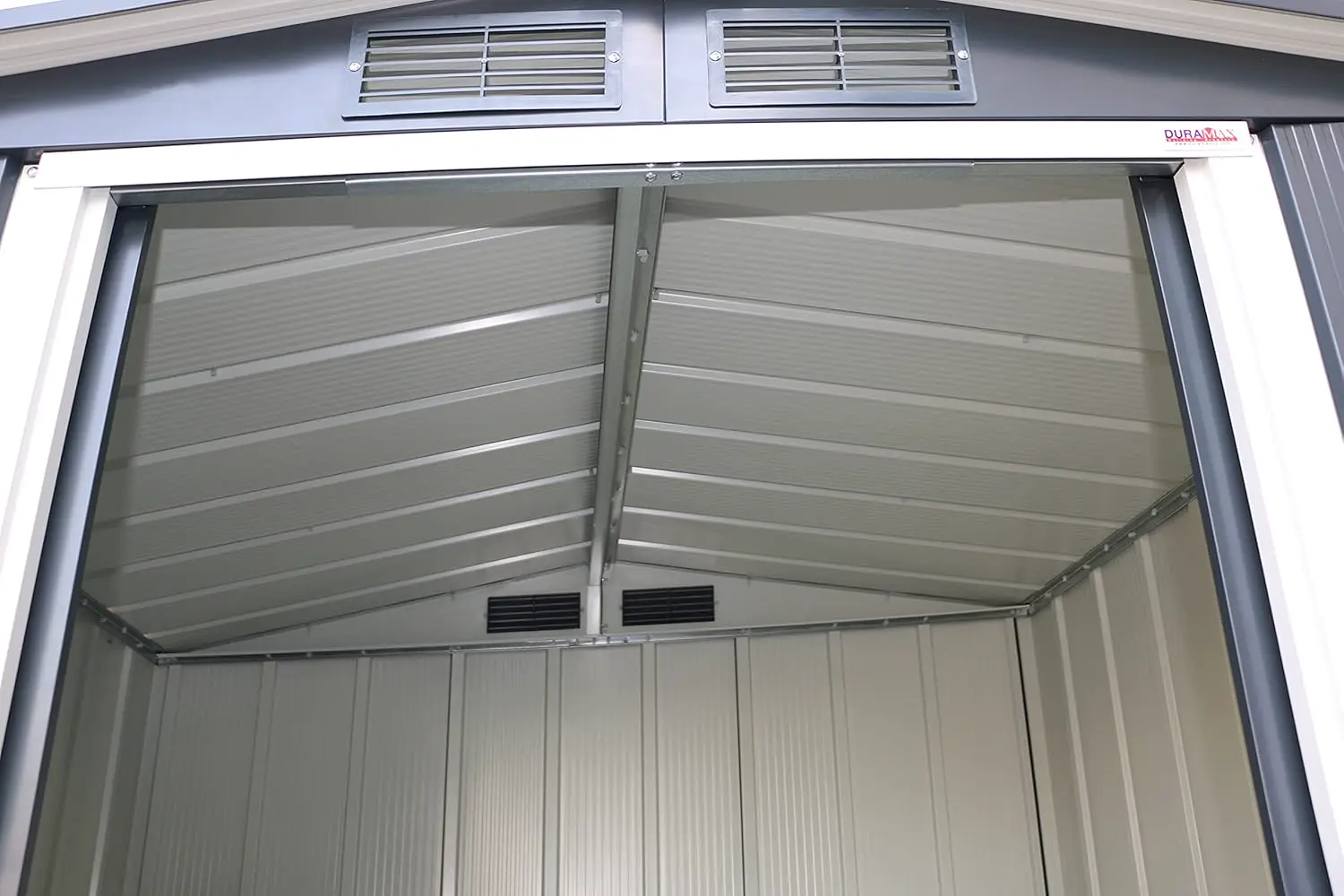 Abri de jardin en métal en métal anthracite 3,33 m² vue 10