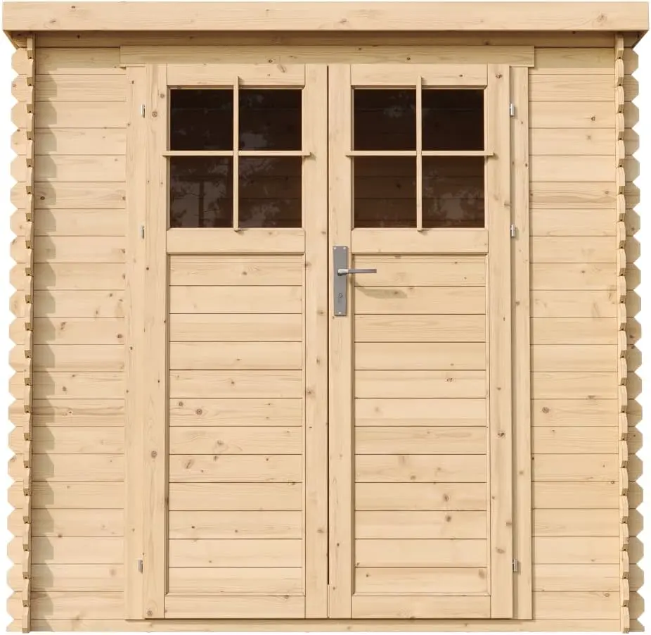Abri de jardin en bois en bois marron 2,22 m² vue 8
