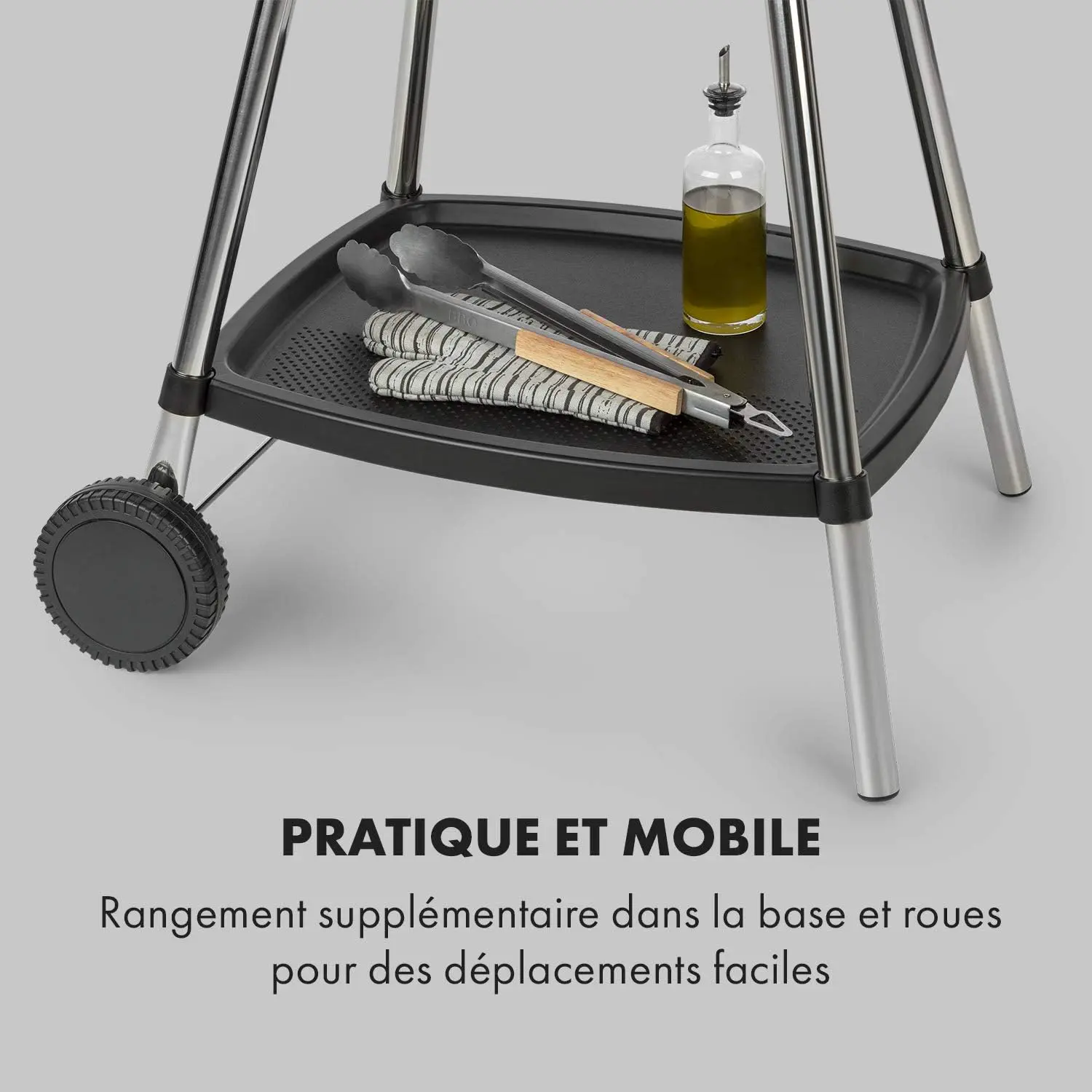 Barbecue électrique en acier noir 20 x 32 cm vue 7
