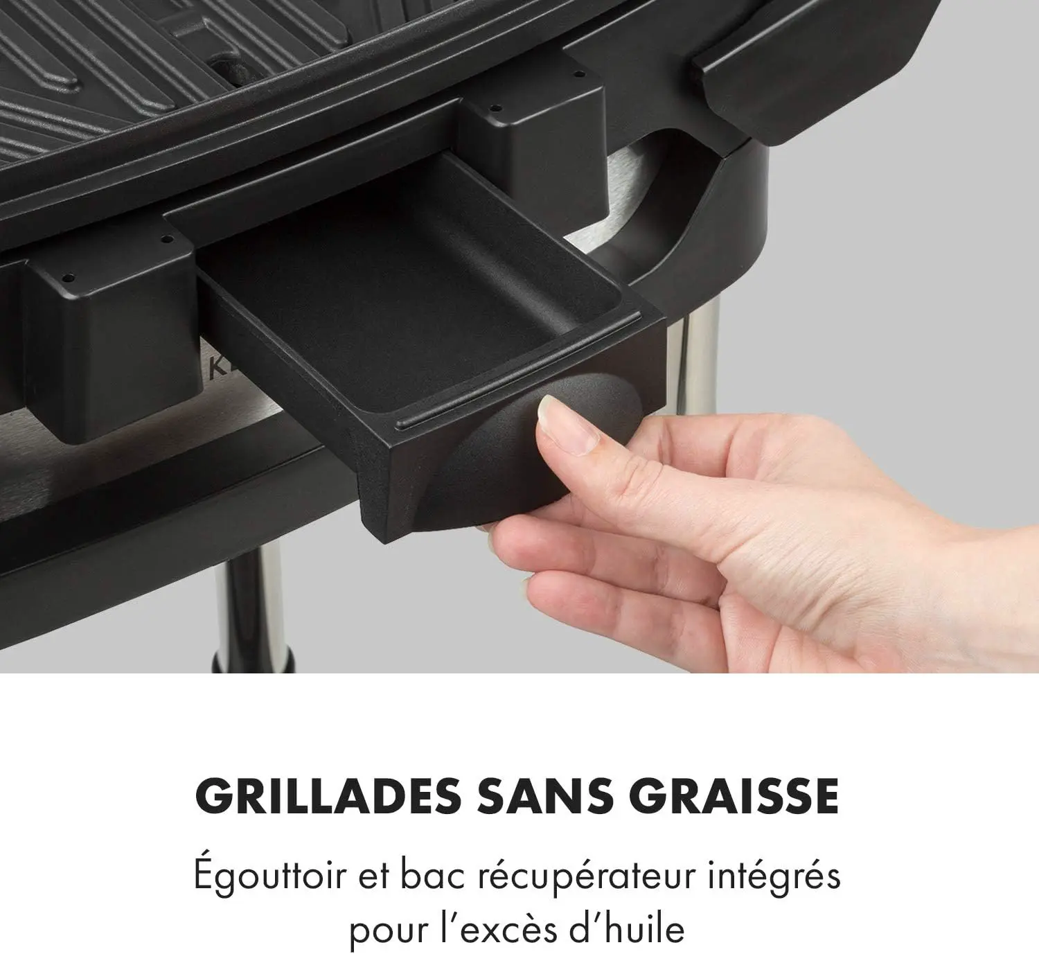 Barbecue électrique en acier noir 20 x 32 cm vue 8