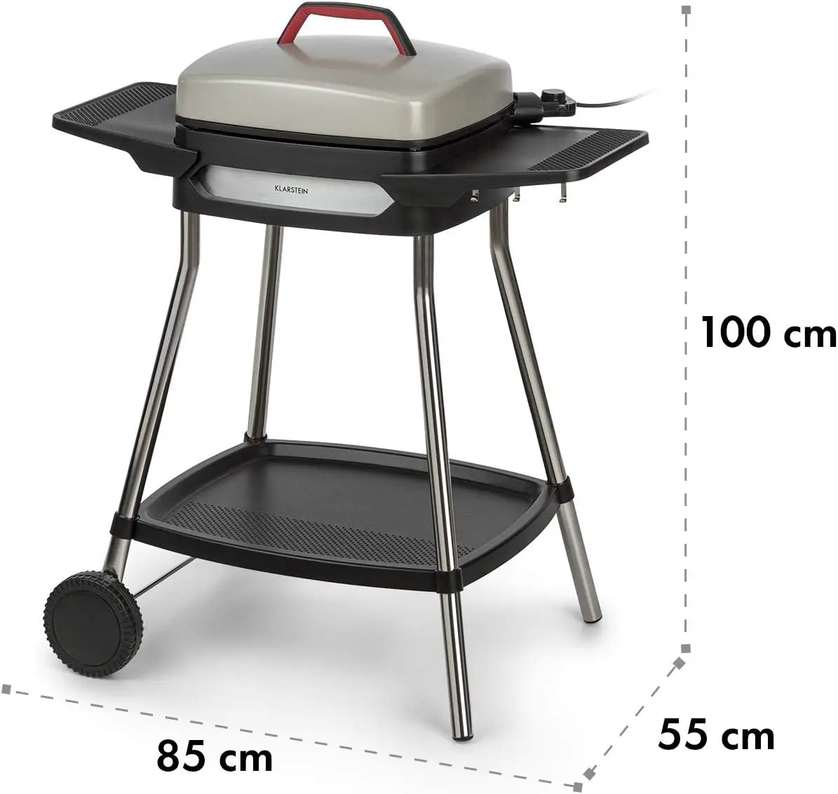 Barbecue électrique en acier noir 20 x 32 cm vue 9