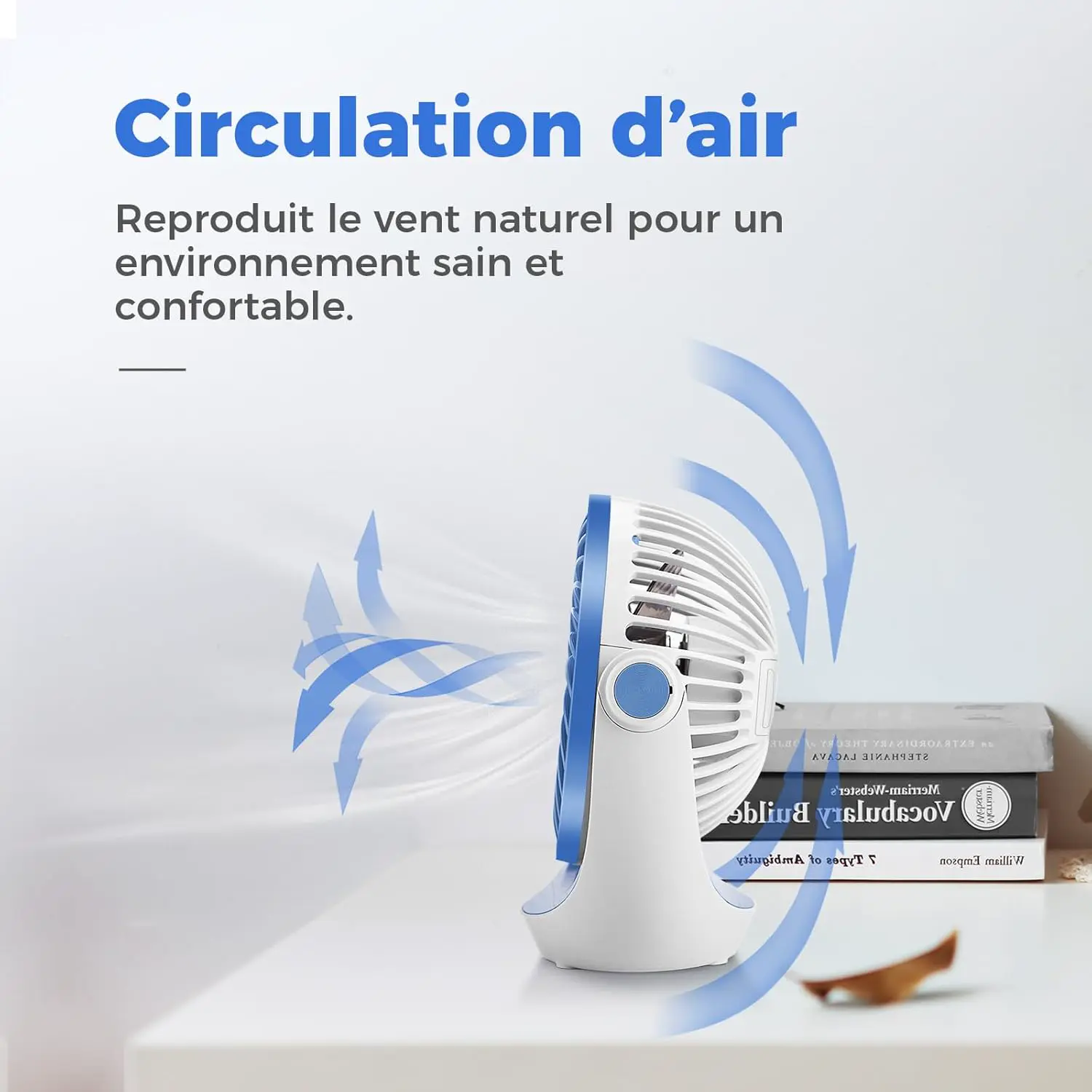 Ventilateur OCOOPA Ventilateur de bureau USB avec flux d'air p… vue 2