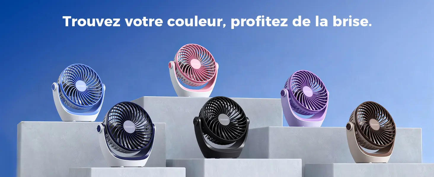 Ventilateur OCOOPA Ventilateur de bureau USB avec flux d'air p… — contenu détaillé 6