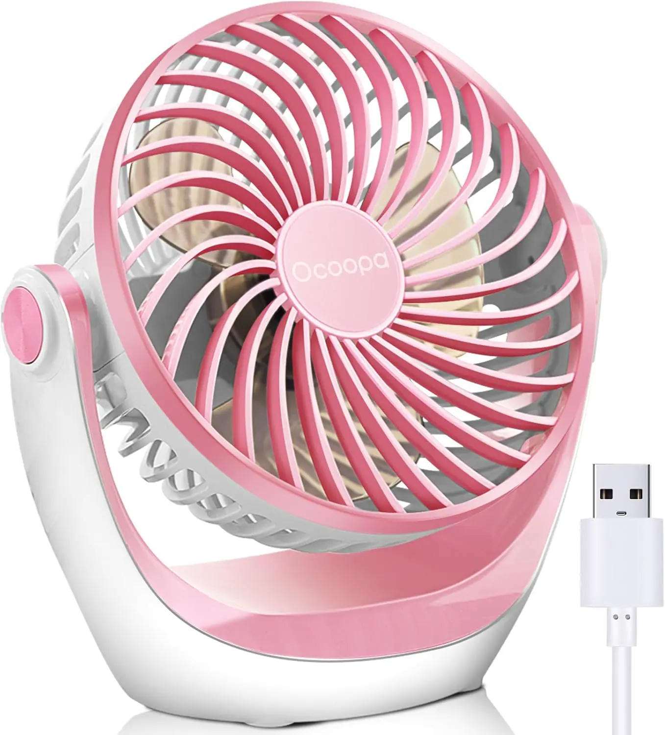 OCOOPA Ventilateur de Bureau USB Silencieux Portable