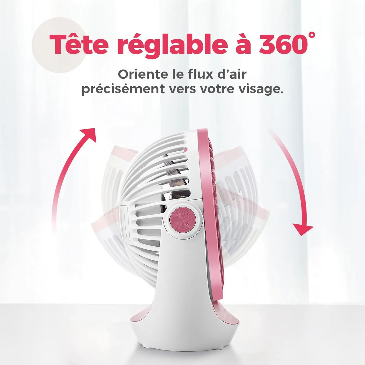 Ventilateur OCOOPA Ventilateur de Bureau USB Silencieux Portable vue 3