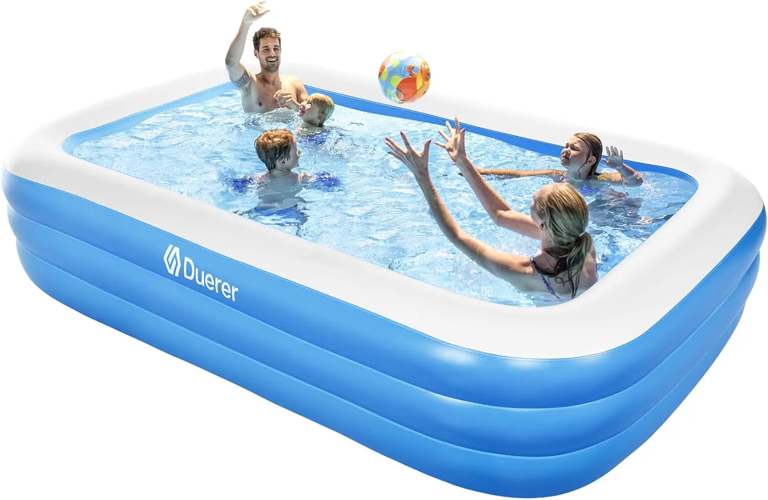 Piscine hors sol 5 places bleu 182 x 56cm vue 1