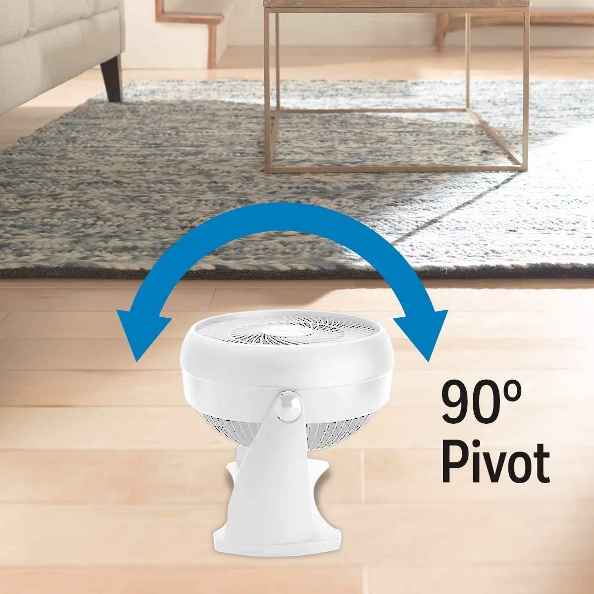 Ventilateur blanc vue 4