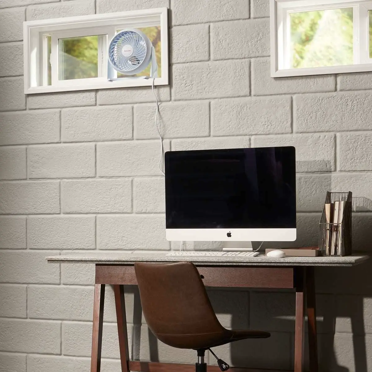 Ventilateur blanc vue 5