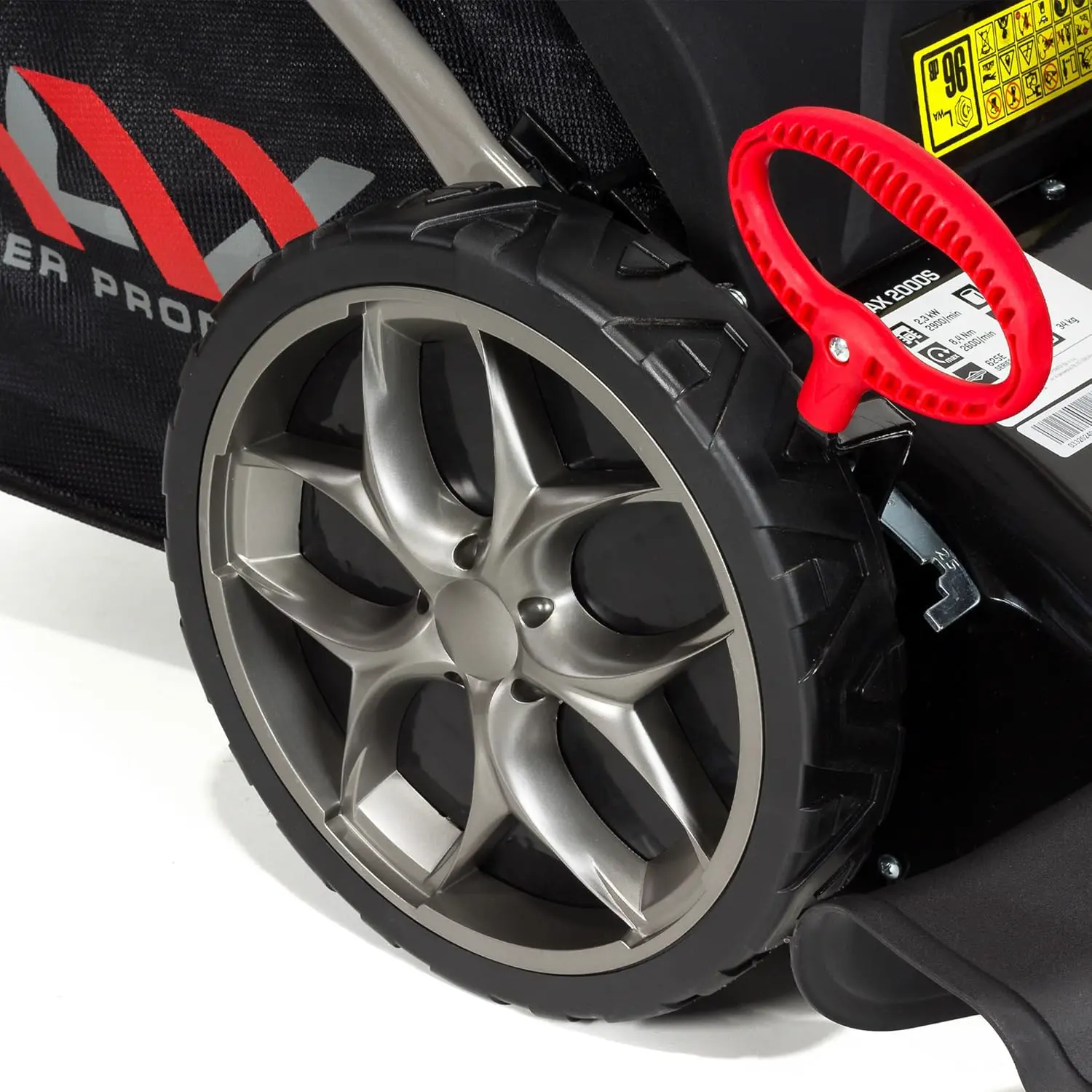 Tondeuse autoportée en acier noir vue 10
