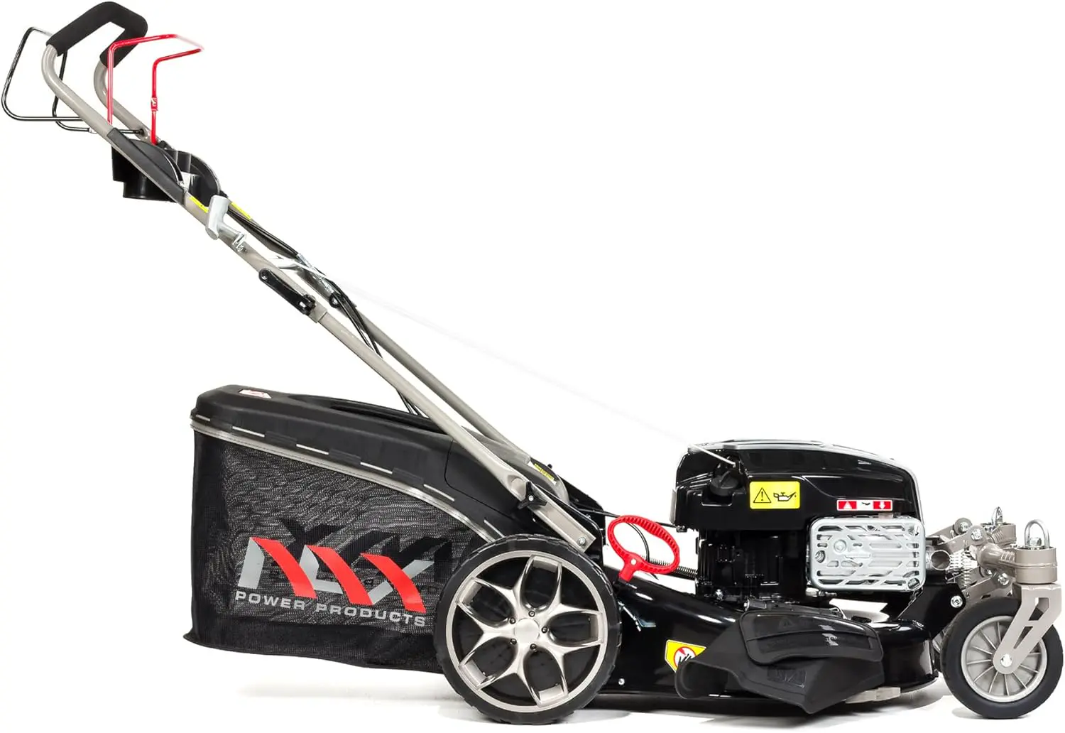 Tondeuse autoportée en acier noir vue 6