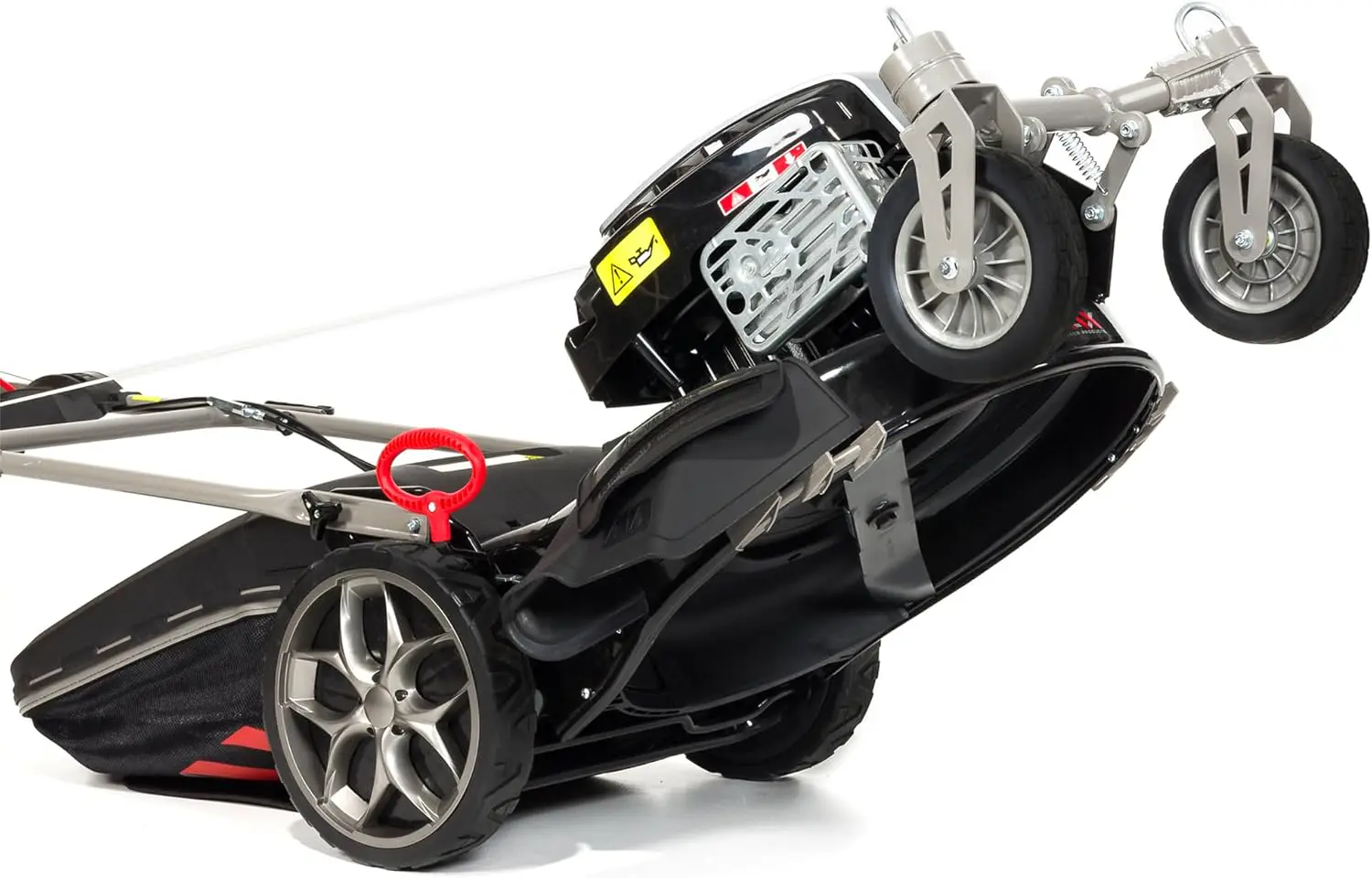 Tondeuse autoportée en acier noir vue 7